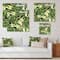 Designart - Natural Leaves Exotic On Dark II - Tropical Canvas Wall Art Print